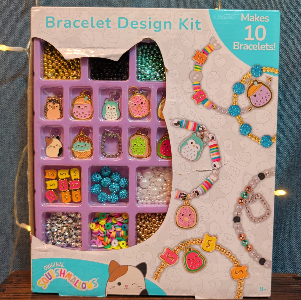 Squishmallows Bracelet Design Kit Enamel Charm Beads 2024 NIB