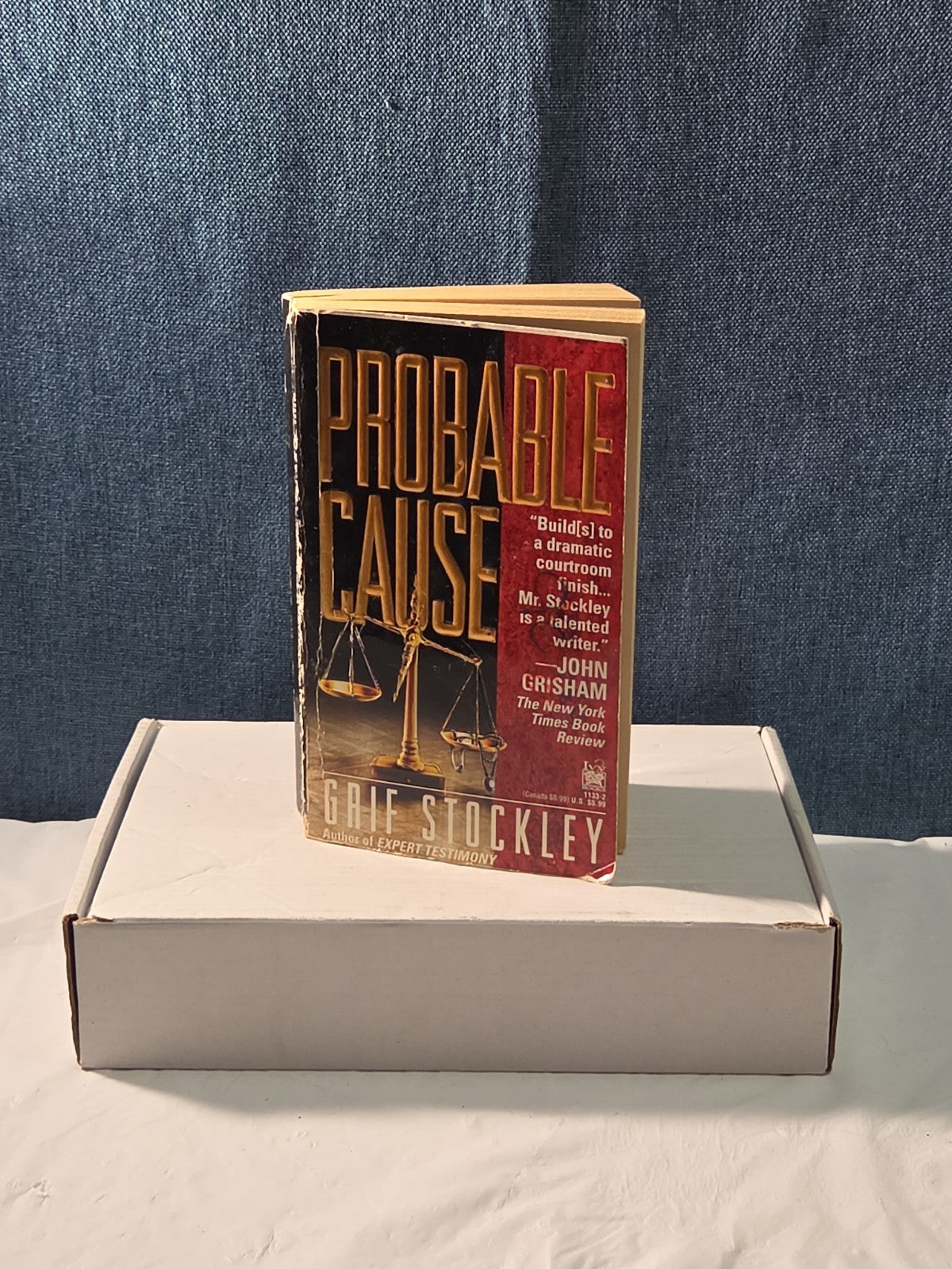 Probable Cause Grif Stockley  Paperback Gideon Page Legal Thriller Book