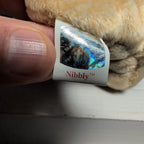 Ty Beanie Baby Nibbly 1998 Retired Speckled Bunny with Tag Protector Vintage