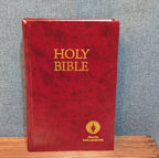 Holy Bible Placed By The Gideons Red Hardcover Book Classic