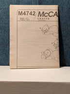 McCall's M4742 Animal PJ Holder Pattern (2004) Lamb Bear Bunny Nursery UNCUT