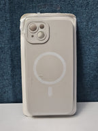 iPhone 14 Plus Case MagSafe Magnetic | Stone Beige Silicone | New