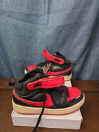 Nike Court Borough Mid 2 GS Bred Black University Red Size 6Y