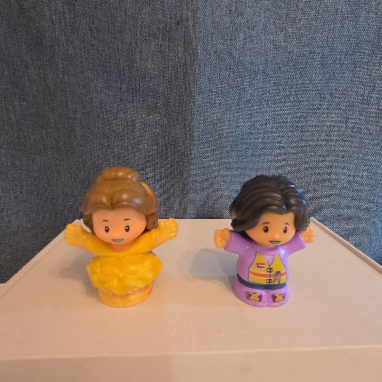 Fisher Price Little People Figures Lot of 4 Disney Belle Boy Girl Replacement