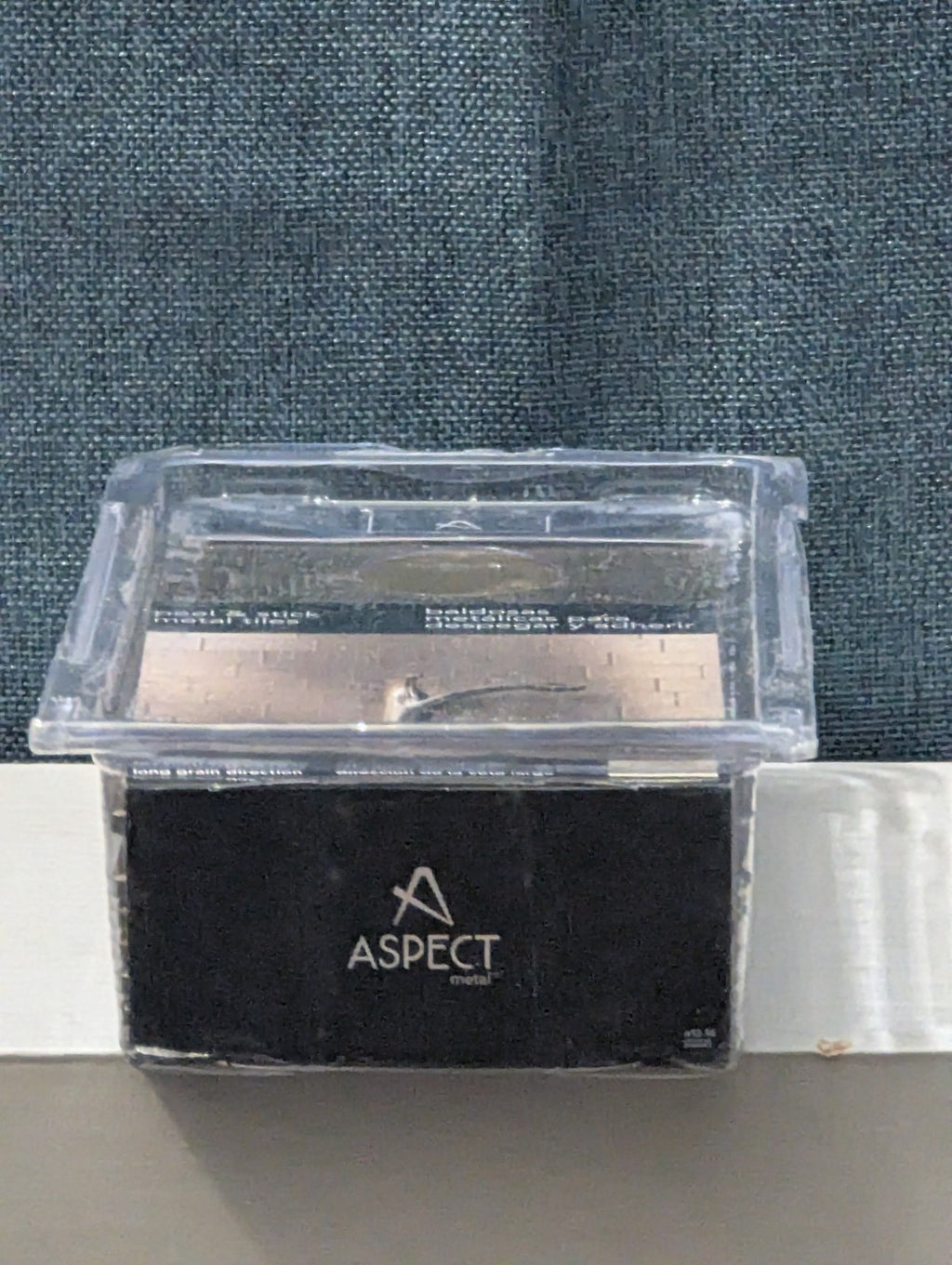 Aspect 3x6" Peel & Stick Metal Tile Brushed Champagne | A52-51 | 8 Pack 1 Sq Ft