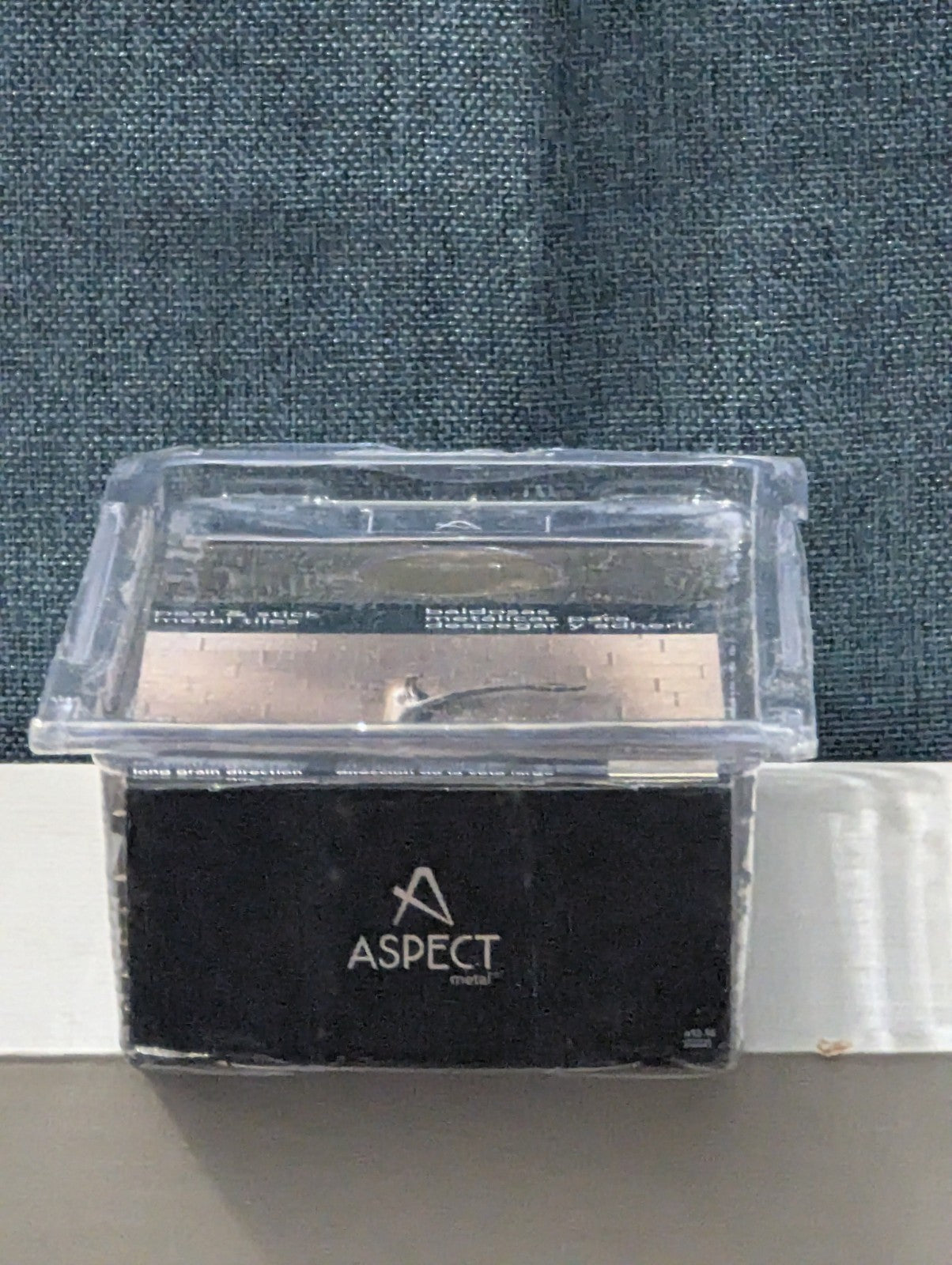Aspect 3x6" Peel & Stick Metal Tile Brushed Champagne | A52-51 | 8 Pack 1 Sq Ft