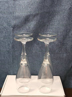 Set of 6 Classic Champagne Flutes | 6oz Trumpet Shape | Elegant Clear Glass Stem