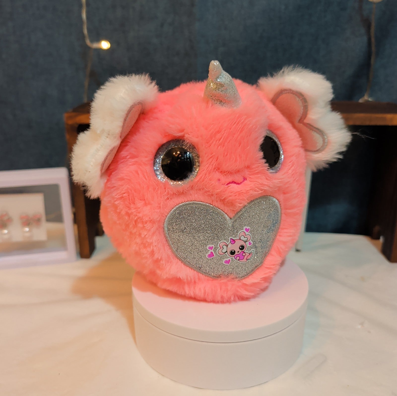 Zuru Rainbocorns Kittycorn 4" Pink Plush Sparkle Wings Y2K