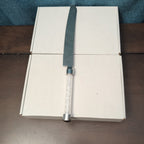 Mr & Mrs Wedding Cake Server Knife Set | Crystal Filled Bling Handle Stainless