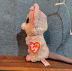 Ty Beanie Boos Squeaker Mouse 6" Plush Sparkle Cheese Kidcore