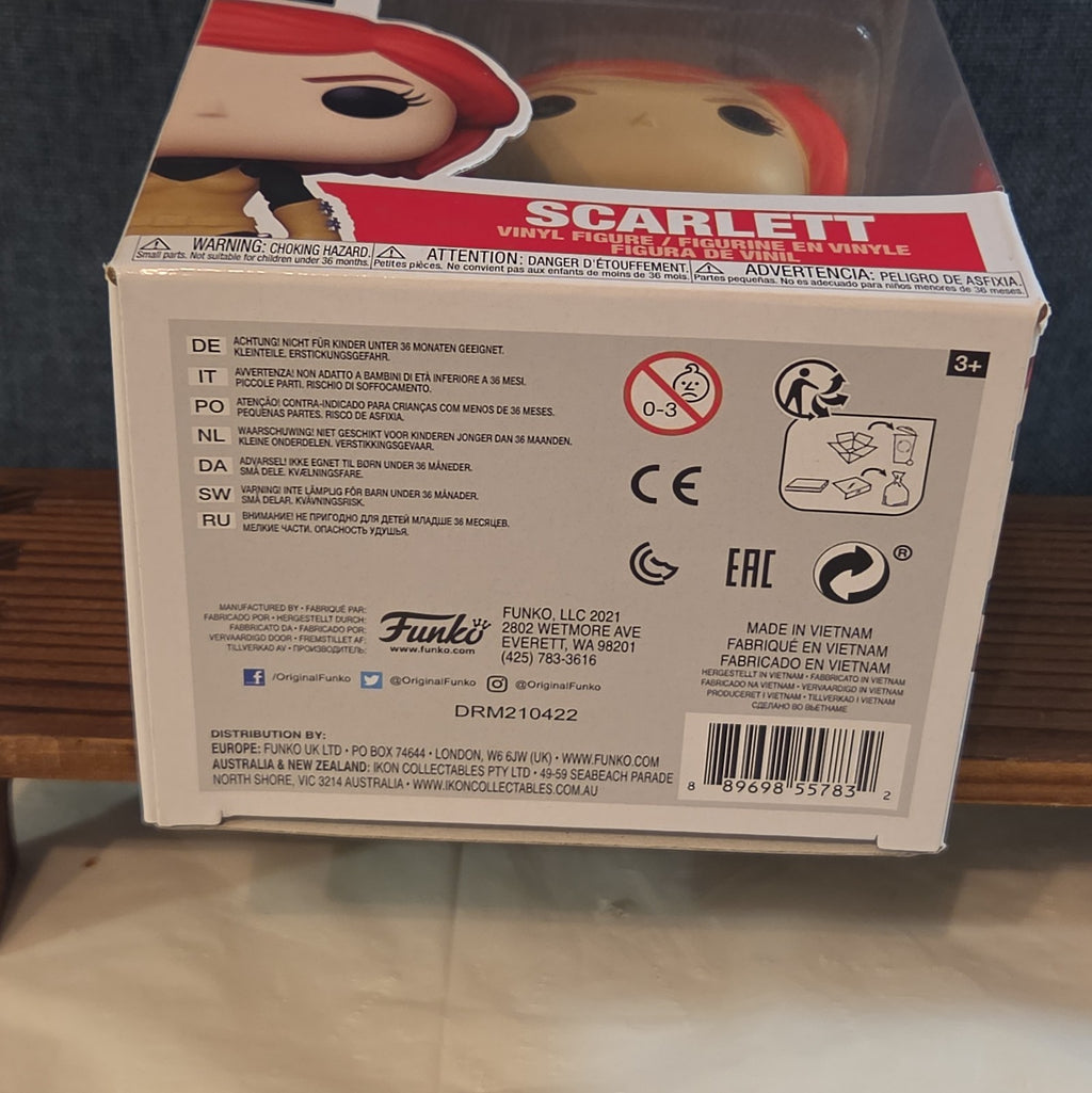 Funko Pop Retro Toys G.I. Joe Scarlett #74 New in Box with Protector