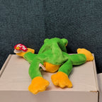 TY Beanie Baby SMOOCHY the Frog 1997 | MWMT Mint Tags | Retired Felt Mouth