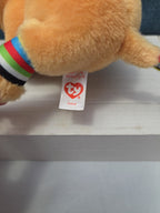 Ty Beanie Boos Jamal Camel 6" Plush Gold Glitter Eyes Retired 2014 MWMT 36155