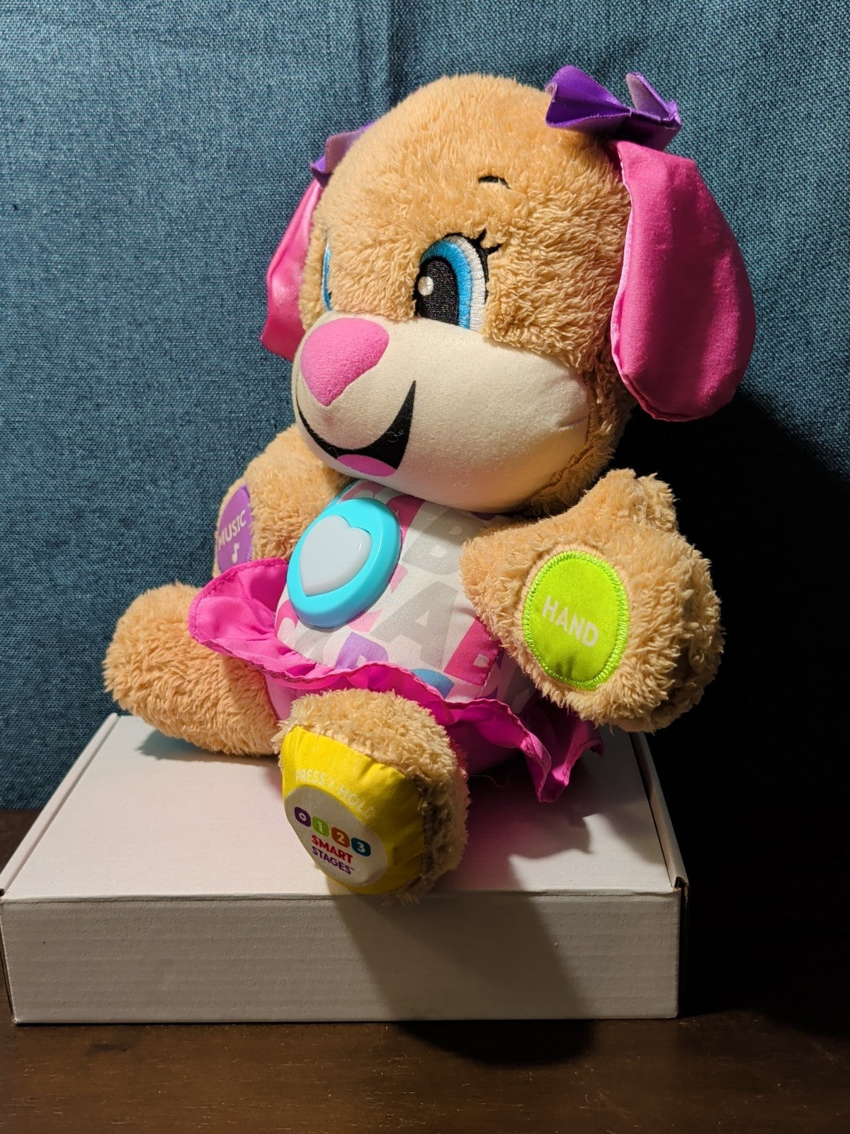 Fisher-Price Laugh & Learn Smart Stages Sis Puppy Interactive Plush Educational