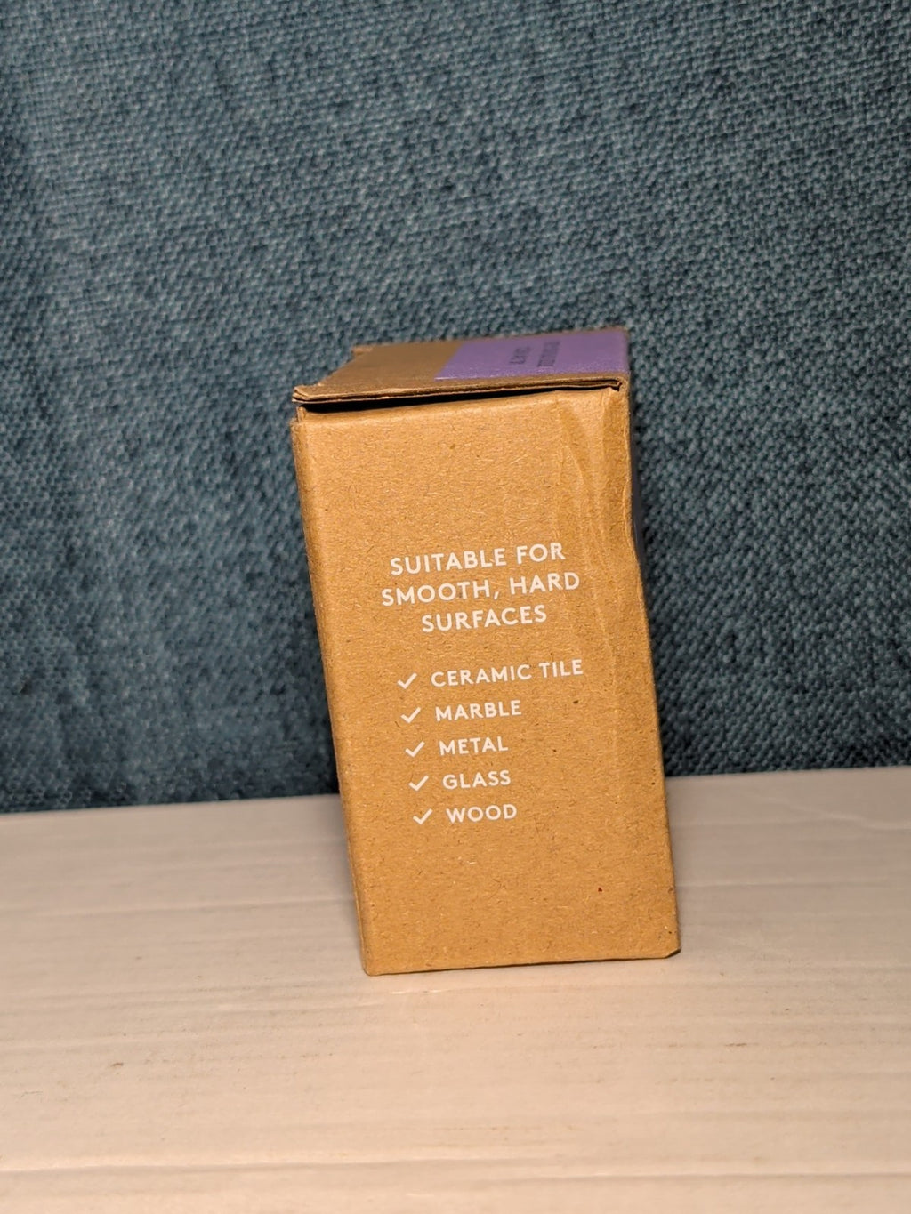 NEW Sud Scrub Antimicrobial Shower Hook Purple | Adhesive Rust-Resistant Holder