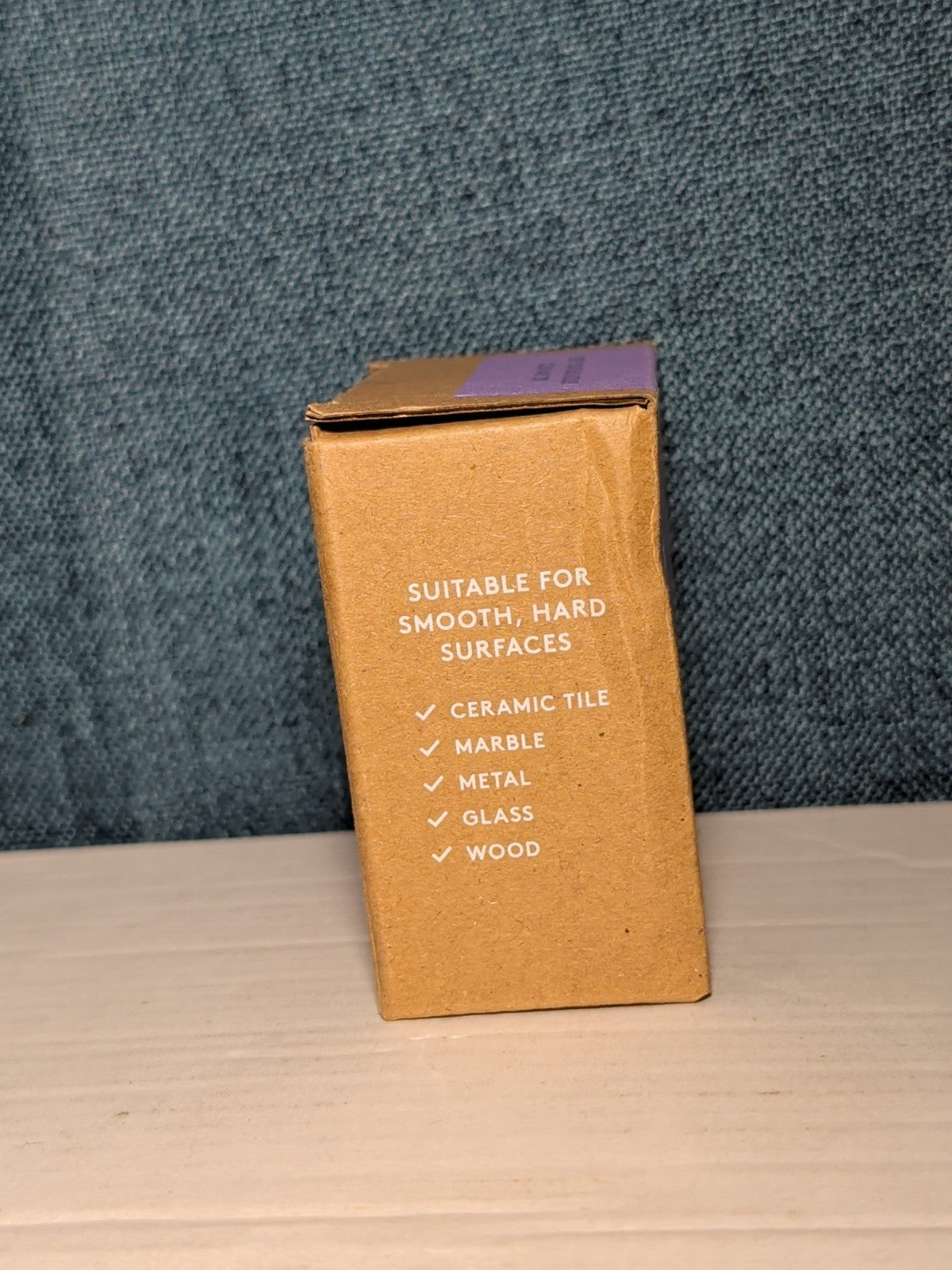 NEW Sud Scrub Antimicrobial Shower Hook Purple | Adhesive Rust-Resistant Holder