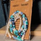 Swiftie Forever 5-Piece Beaded Bracelet Set Eras Tour Y2K NWT