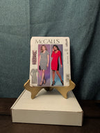 UNCUT McCall's M7652 (MP591) Pattern | Slimming Color Block Knit Dress Size 8-16
