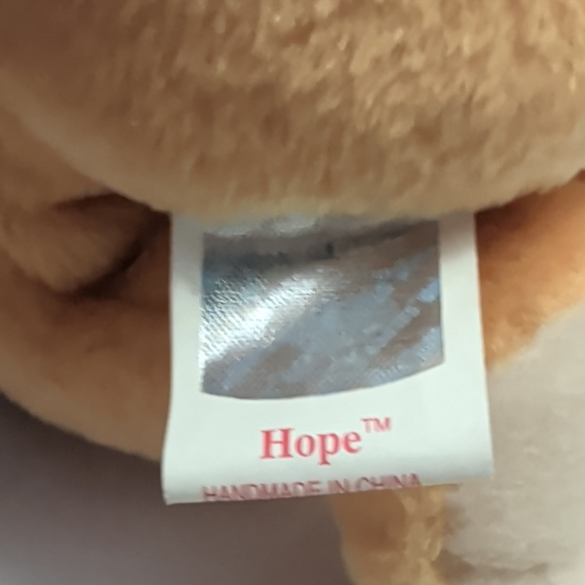 Ty Beanie Baby Hope the Praying Bear 1998 Kneeling Plush Mint Tags Protected