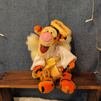 Disney Tigger Plush Lot Angel Mardi Gras Professor Pooh Blanket