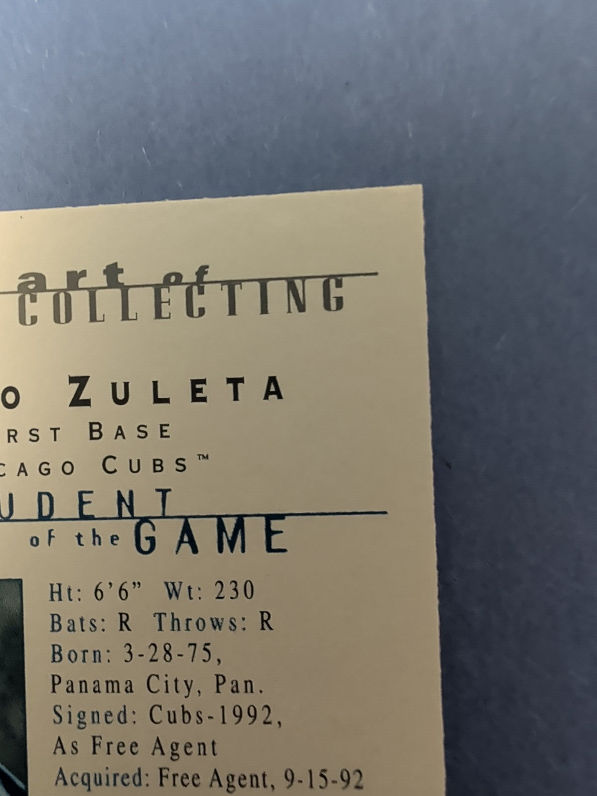 2000 Topps Gallery Julio Zuleta Rookie RC #146 - Chicago Cubs