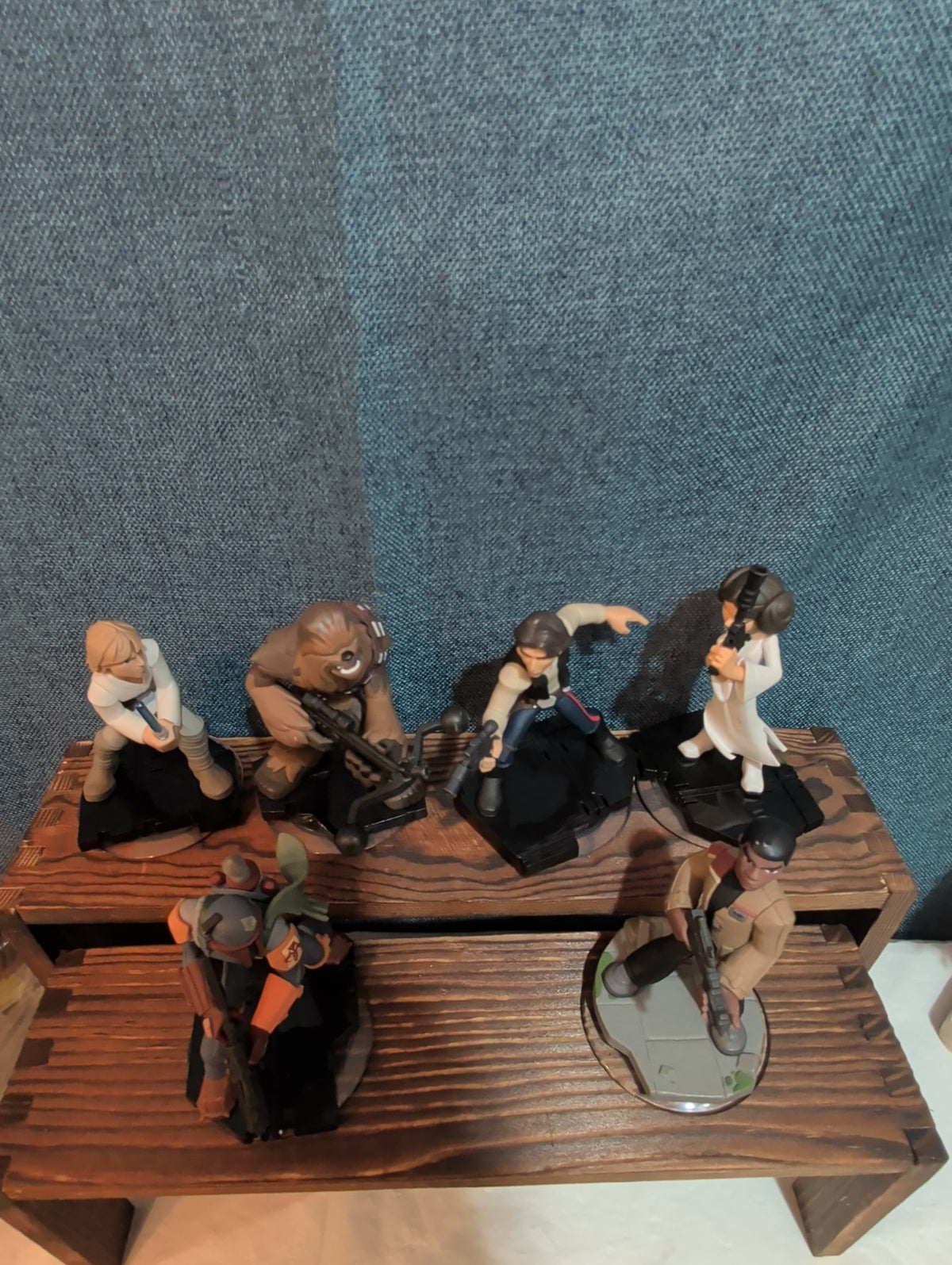 Disney Infinity 3.0 Star Wars 6 Figure Lot Luke Han Leia PVC Loose