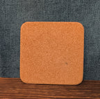 Christmas Tree Cork Back Coaster Holiday Decor Single