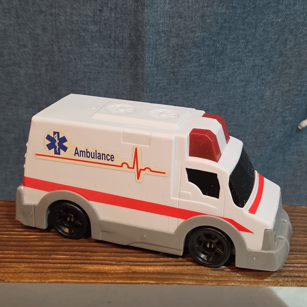 Unbranded Fire Rescue Ambulance Truck Lot 5 Plastic Toy Vehicles