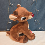 Dan Dee Rudolph Red Nosed Reindeer 15" Plush Light Sings