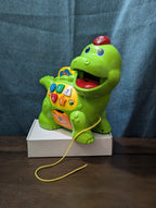 VTech Chomp & Count Dino | Electronic Learning Pull Toy | Tested & Works!
