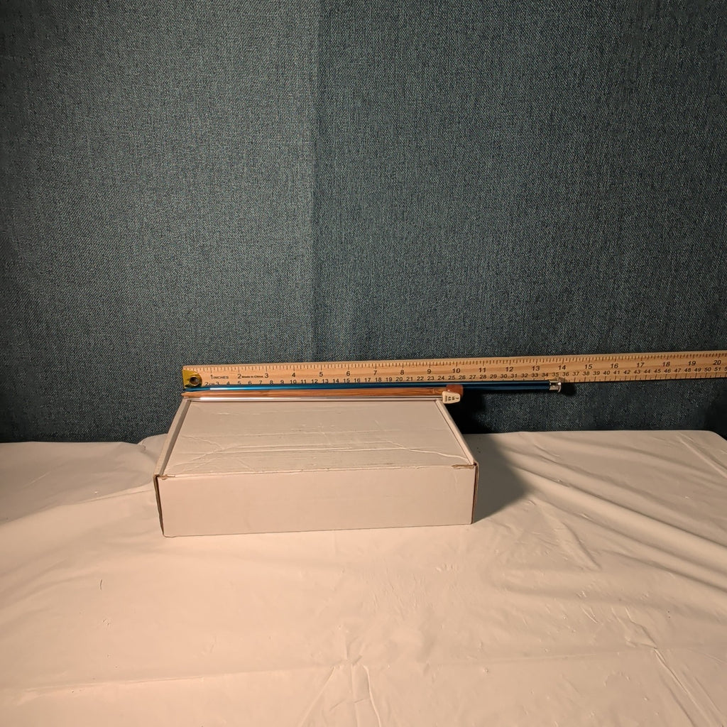 Boye Size 5 Aluminum Knitting Needle 14 Inch Single Point Teal Blue 6328 Vintage