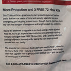 4Patriots 72-Hour Survival Food Kit Emergency MRE Supply