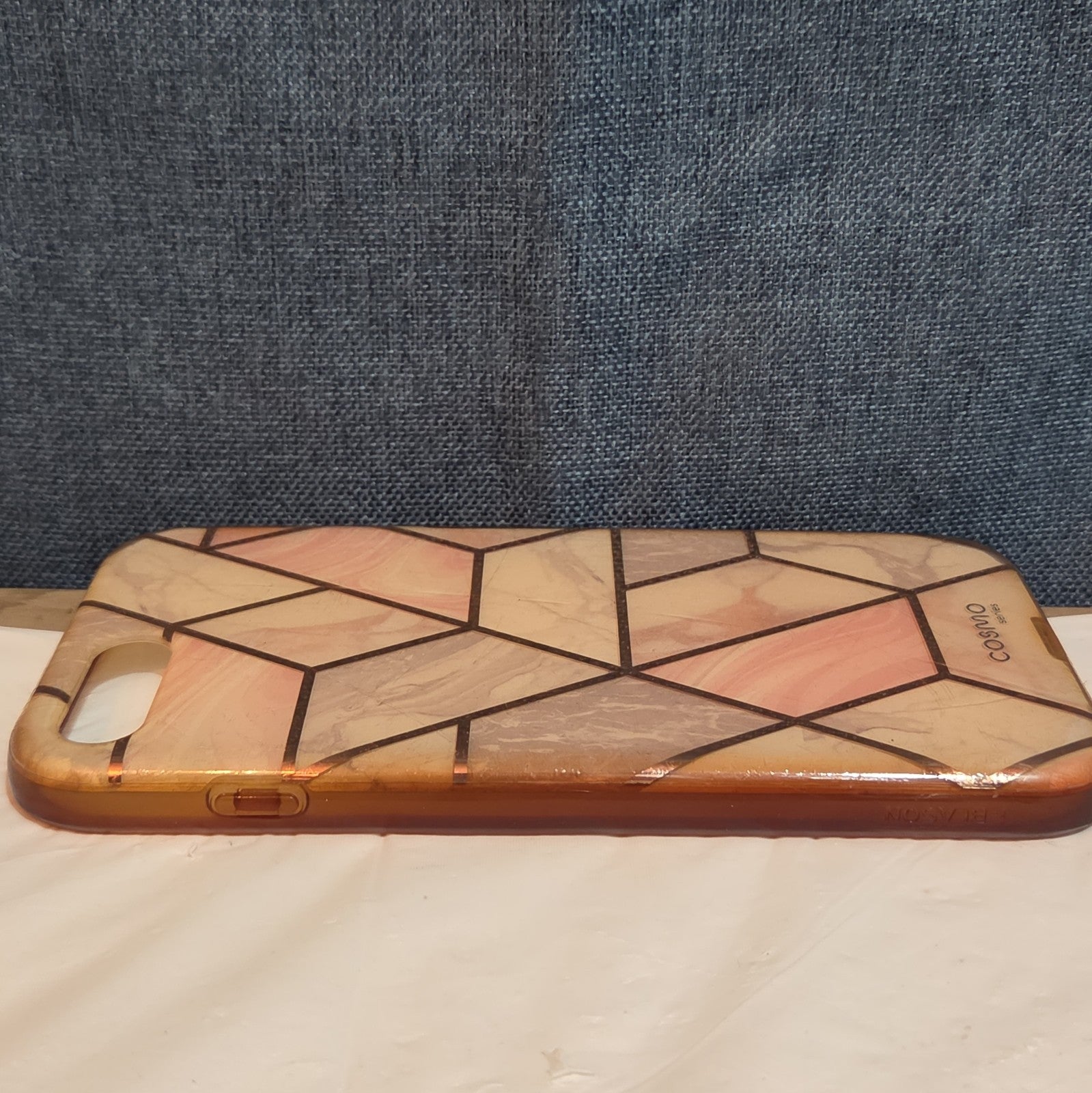 i-Blason Cosmo iPhone 7 Plus 8 Plus Case Pink Marble Rose Gold