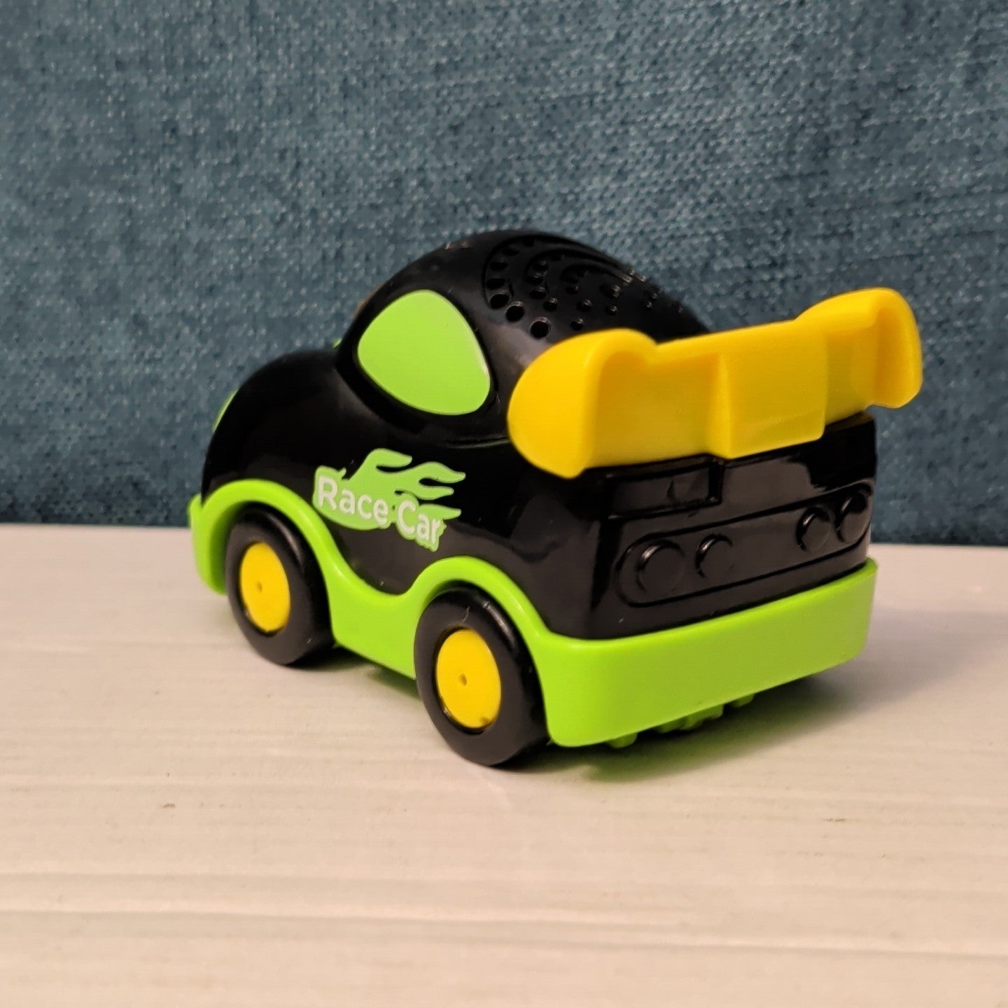 VTech Go! Go! Smart Wheels Race Car | Black & Green | Lights & Sounds SmartPoint