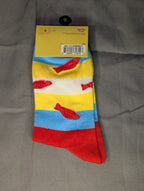 Odd Sox Swedish Fish Socks Crew Novelty Candy Licensed