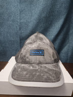 Hurley Flex-Fit Mission Trucker Hat Cap Size L/XL Gray Mesh Performance Surf