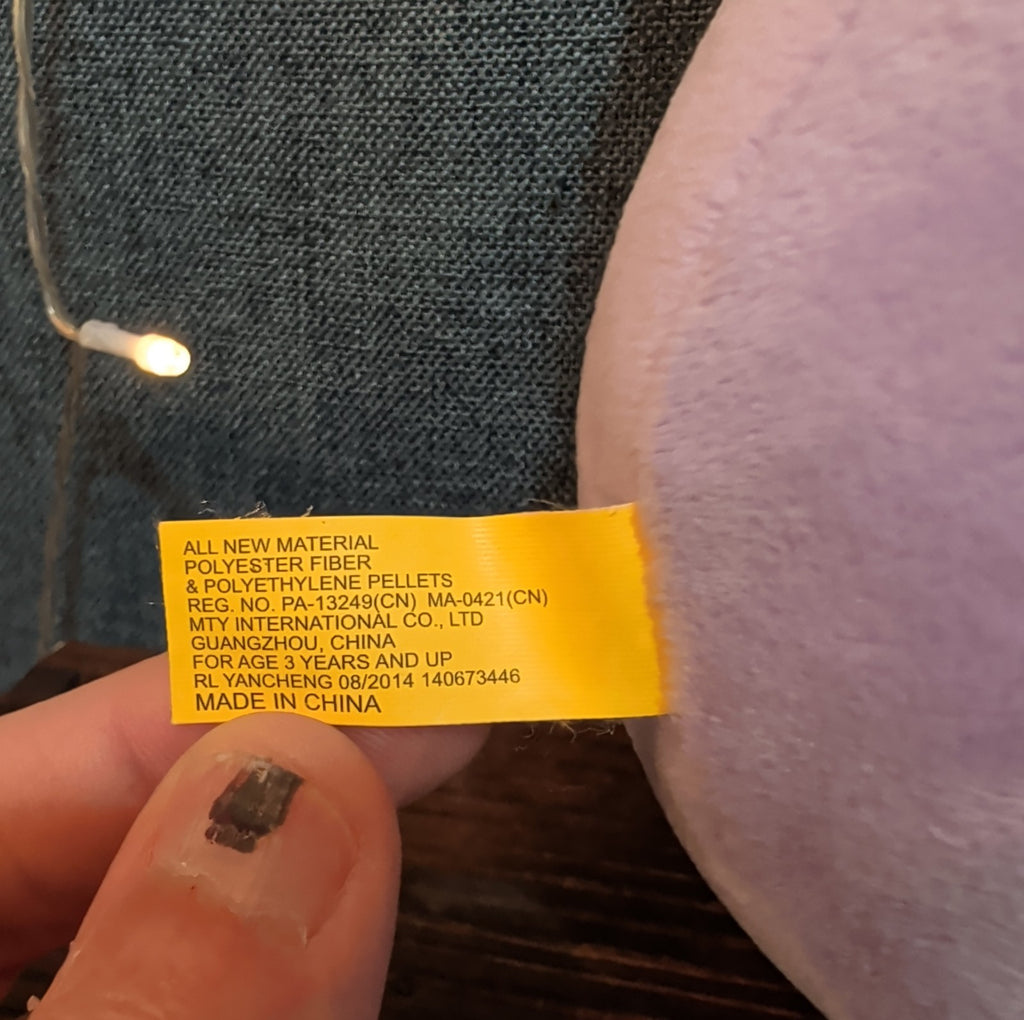 Peeps Bunny Plush Lot 4 Strawberry Tie-Dye Purple Yellow 2014