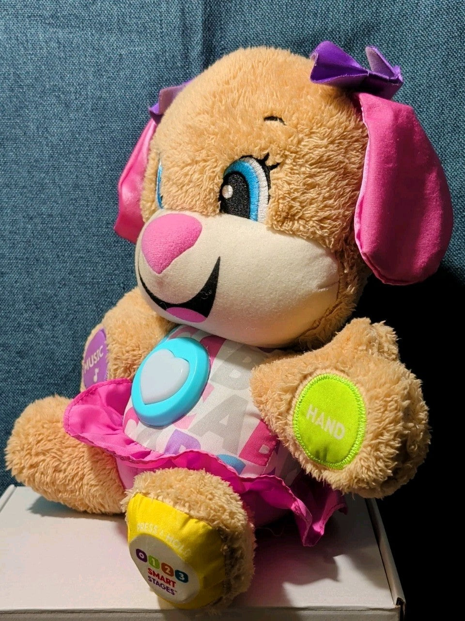 Fisher-Price Laugh & Learn Smart Stages Sis Puppy Interactive Plush Educational
