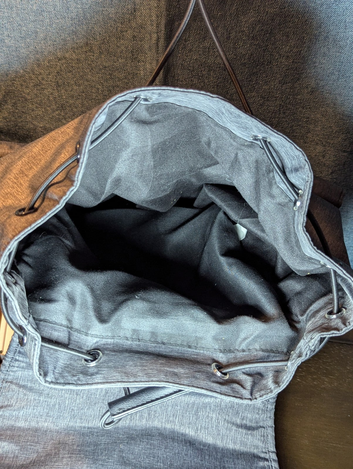 CALIA by Carrie Underwood Backpack Rucksack | Heather Grey Gym Bag | Drawstring