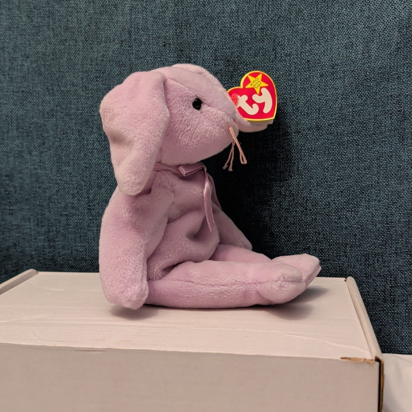TY Beanie Baby - FLOPPITY the Purple Bunny (8.5 inch) - MWMTs Stuffed Animal Toy