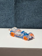 Hot Wheels Hi-Tech Missile | 2014 X-Raycers Clear & Blue | Fast Track Car