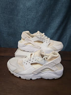 Nike Air Huarache Triple White GS 654275-110 Size 6.5Y | Women's 8 | Retro