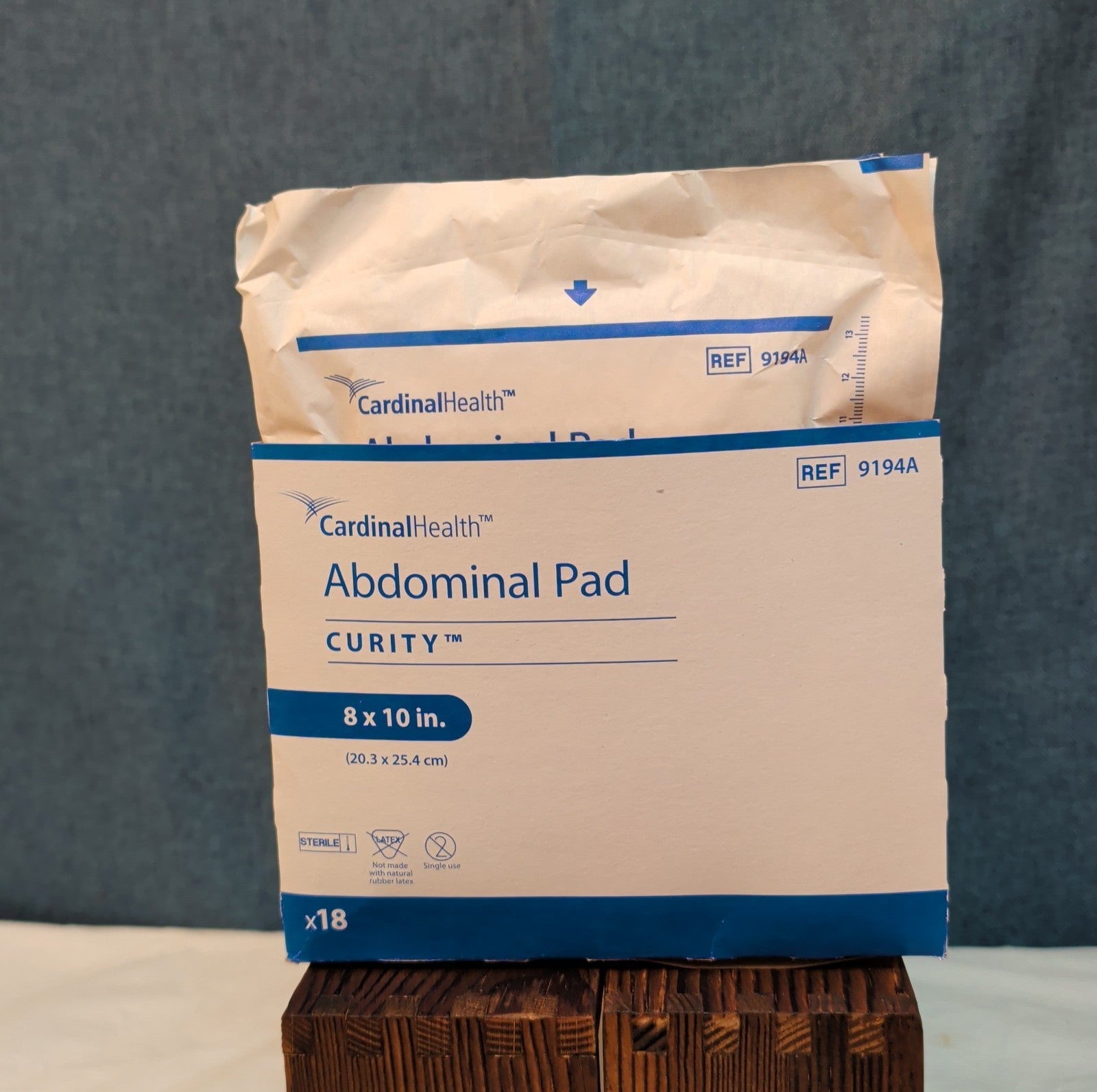 Curity Cardinal Health 8x10 Abdominal Pads Sterile 72-Ct New EXP 2029 9194A