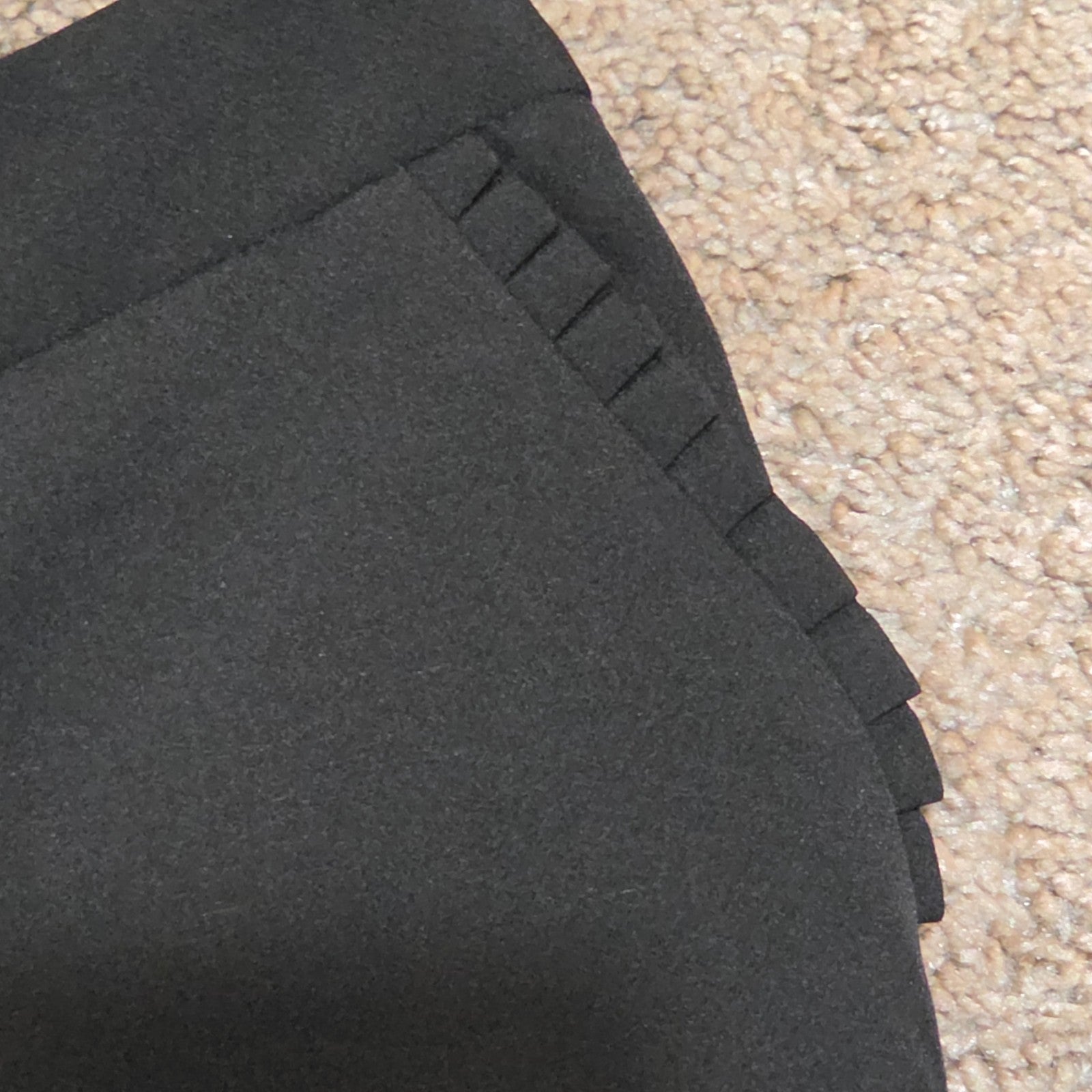Zac & Rachel Black Dress Pants 14 Pleated Pocket Stretch Career NWOT