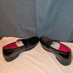 Bruno Marc Men Loafers Size 12 Tuxedo Velvet Patent Black Dress Shoes Slip On