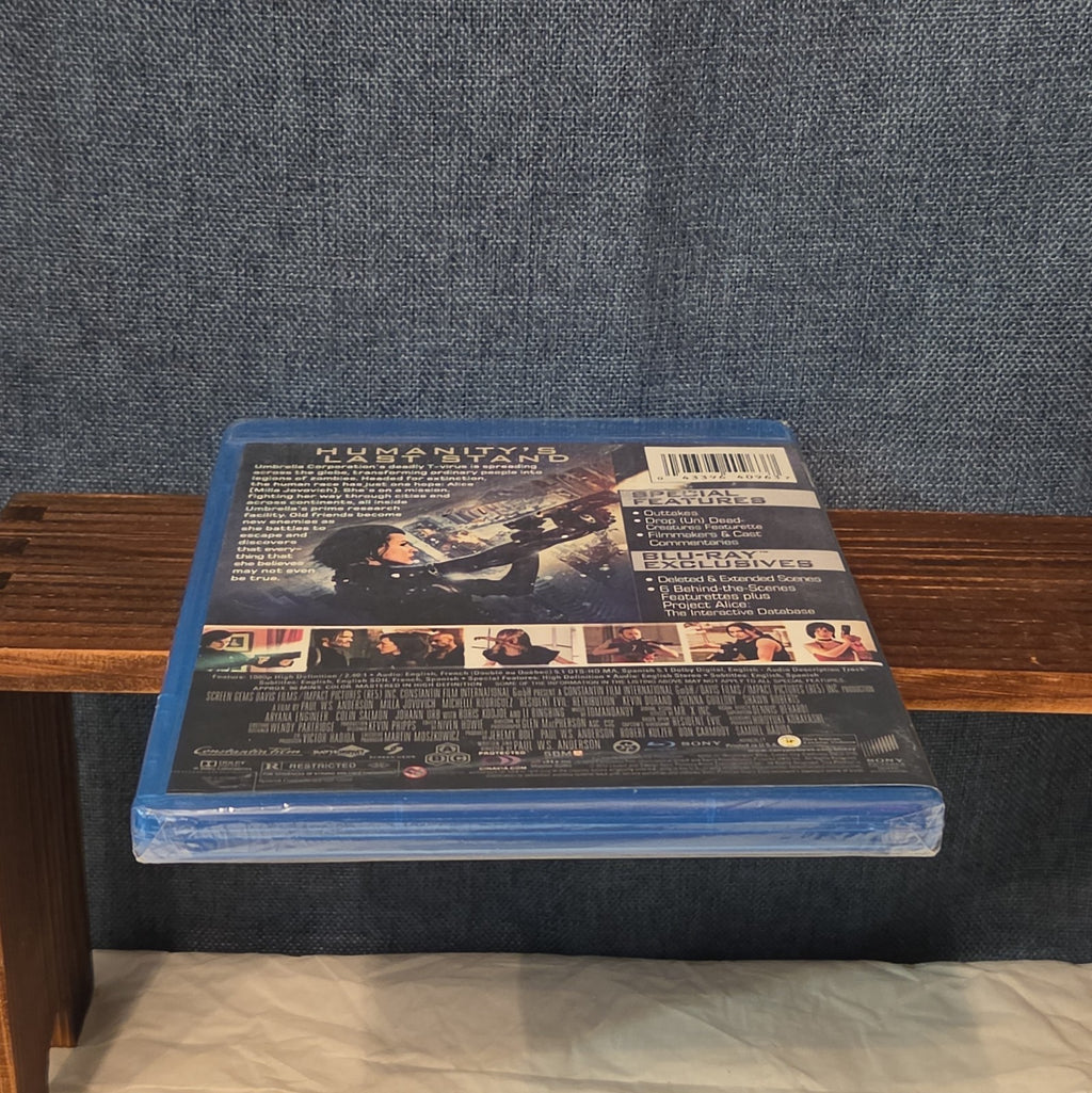 Resident Evil Retribution Blu-Ray Milla Jovovich
