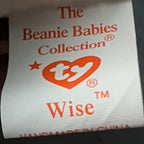 Wise TY Beanie Baby Owl Class of 1998 Graduation Gift MWMT with Tag Protector
