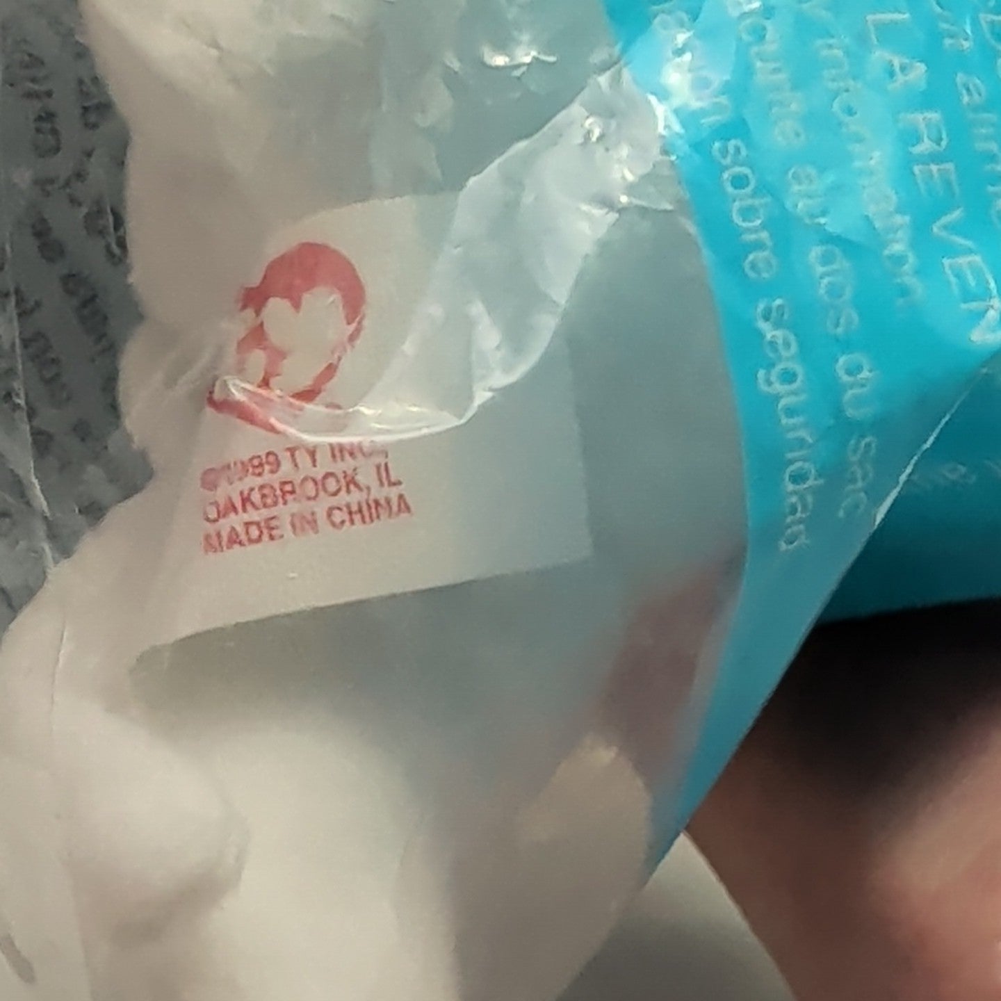 Ty Teenie Beanie Babies Flip the Cat #3 McDonald’s 2000 Sealed New White Cat Toy