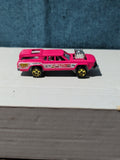 Hot Wheels Cruise Bruiser Pink | 2015 HW Wagons Demolition Derby | Loose Diecast