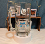Libbey Gibraltar Super Mug 8-Inch Heavy Glass Beer Stein Vintage
